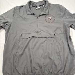 adidas Texas A&M Sideline LS 1/2 Zip (Men's XL)